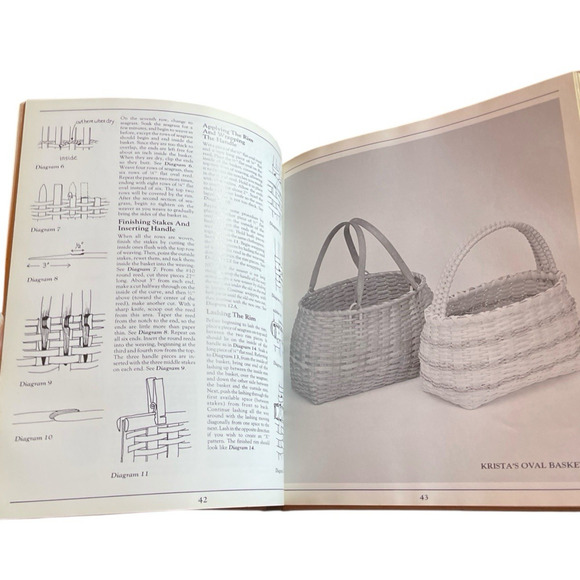 The Basket Book by Lyn Siler and Carolyn Kemp 30 Baskets to Make and Enjoy 1988 - Picture 11 of 16
